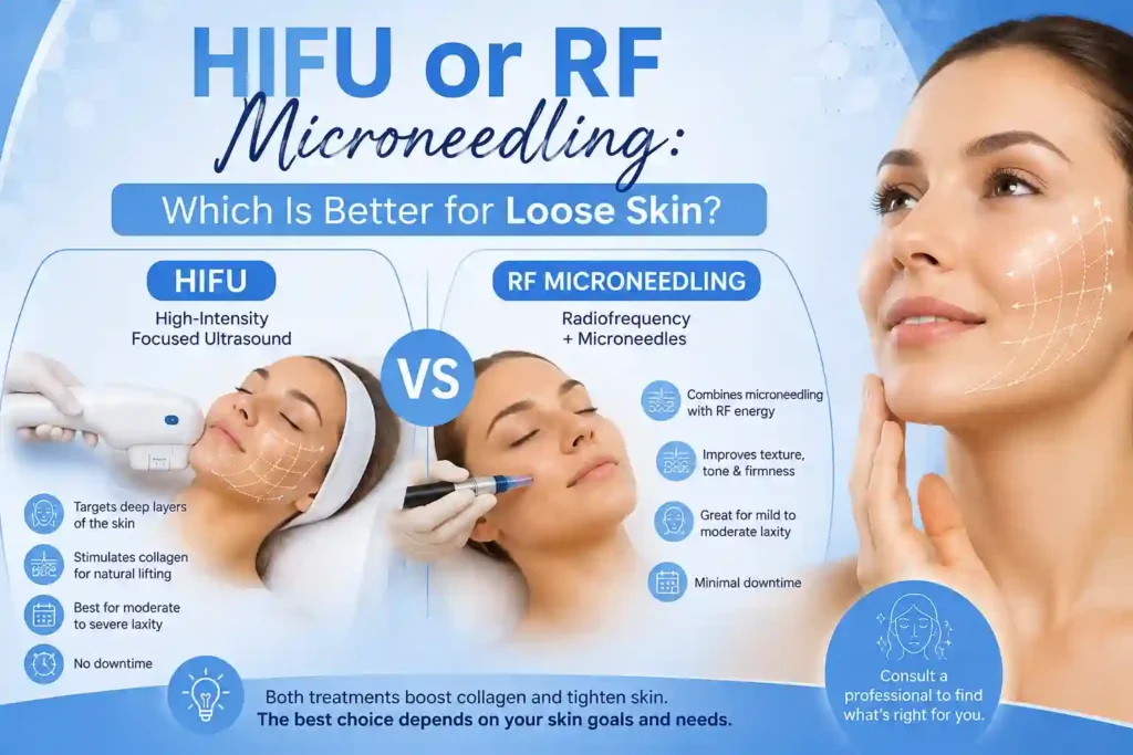Lost the Weight but Not the Loose Skin? What You Should Know 2 HIFU or RF Microneedling: Which Is Better for Loose Skin Hampshire?